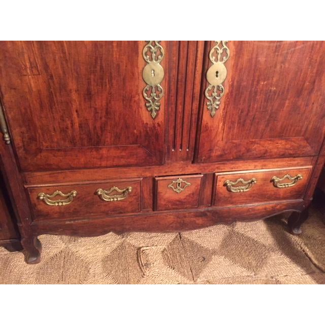 18th Century French Walnut 3 Drawer Armoire Chairish