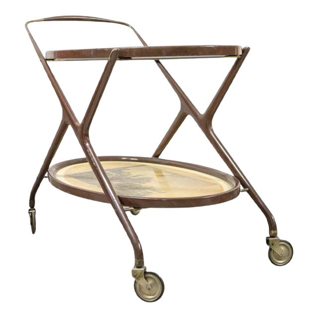 Vintage Cart in the style of Cesare Lacca, Italy, 1950s For Sale