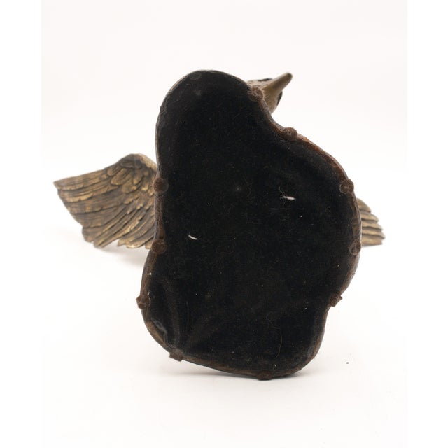 Bronze Full Winged Eagle Statue Figure For Sale - Image 11 of 11