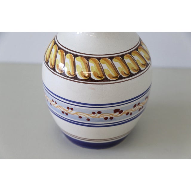 Mediterranean 1980s Talavera De La Reina Vase For Sale - Image 3 of 4