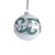 Bring classic holiday elegance to your tree with this set of white metallic glass ornaments, each featuring a graceful...