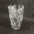 Vintage Clear Cut Glass, Tulip Shaped Flower Vase, No makers mark Very good condition,minor wear. Dimensions: 4.25D X 8H