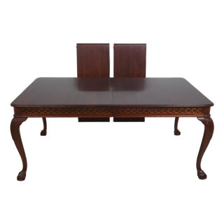 Pennsylvania House Ball & Claw Cherry Dining Room Table For Sale