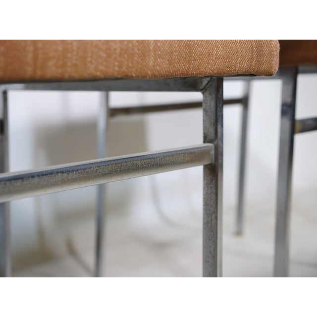 Mid-Century Chairs in Chrome and Fabric, 1970s, Set of 4 For Sale - Image 11 of 18