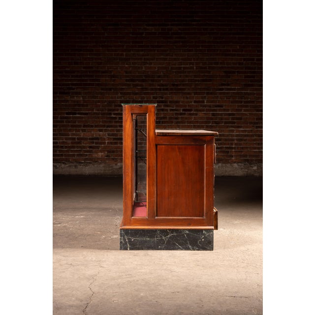 Early 20th Century Red Felt Retail Display Counter For Sale - Image 9 of 16
