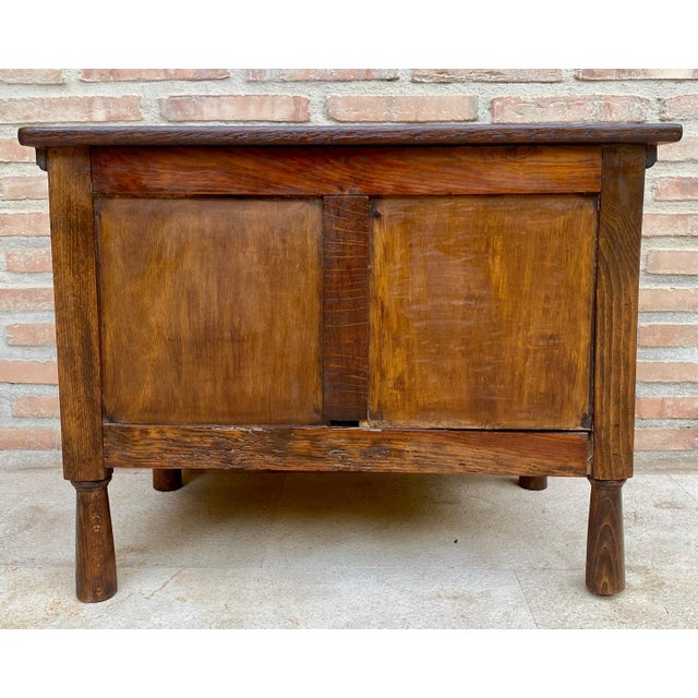 Late 19th Century French Carved Oak Coffer For Sale - Image 14 of 18