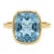 Natural Aquamarine Ring in 14k Gold For Sale