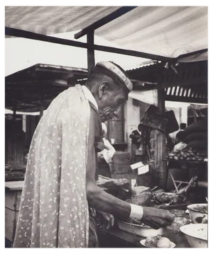 Hanna Seidel, Ecuadorian Indigenous Man, 1960s, Black and White Photograph