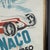 Red Vintage 20th Century Framed 1950 Monaco Grand Prix Poster by Bernard Minne, 1983 For Sale - Image 8 of 13