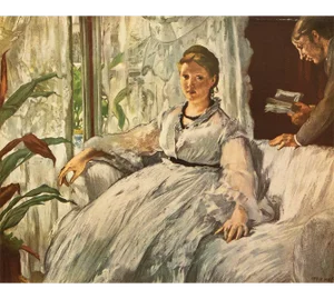 1949 After Edouard Manet "The Reading" First Edition Parisian Full-Color Print