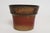 Mid-Century Modern Vintage Orange and Red Ceramic Planter With Botanical Relief by Deanna Nichols For Sale - Image 3 of 18