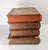 French Mid-Century French Faux Leather Book Decanter Tantalus Bar Set For Sale - Image 3 of 12