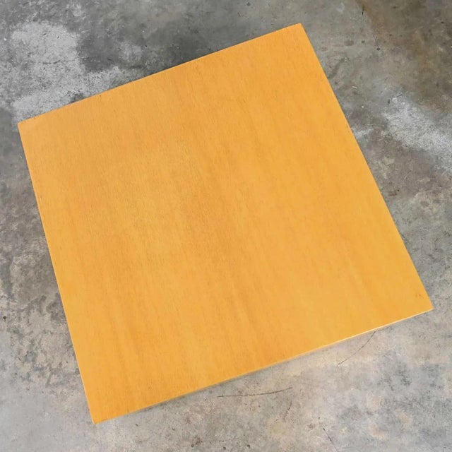 Paul Mayen Intrex Furniture Wood Veneer Cube End or Side Table Pedestal Attributed to Paul Mayen For Sale - Image 4 of 12