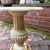 Vintage Hollywood Regency Faux-Marble Scalloped Side Table For Sale - Image 9 of 9