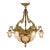 1980 French Louis XVI Gold Bronze Chandelier - 16 Lights For Sale