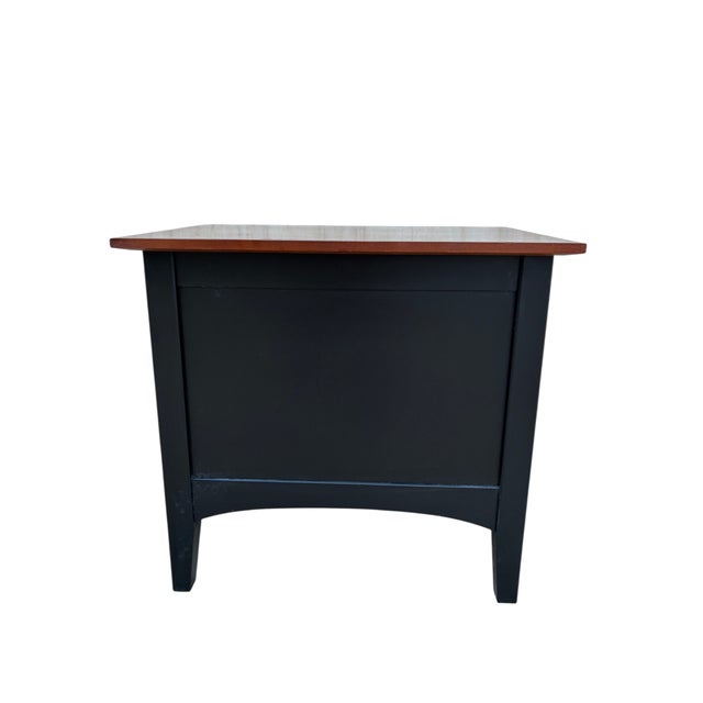 Ethan Allen 1990s Ethan Allen American Impressions Nightstand End Table Mission Arts Crafts For Sale - Image 4 of 16