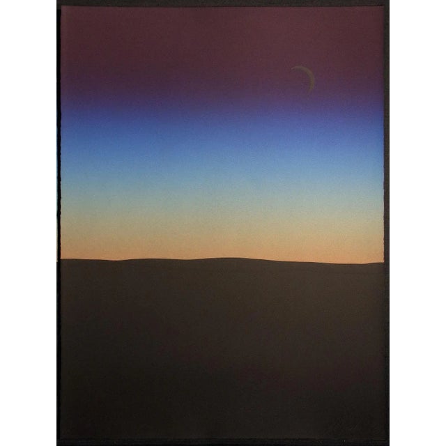 1980s Noel DeGaetano "End of an Era" Diptych Signed & Numbered Collagraph Artwork, 2pc For Sale - Image 4 of 9