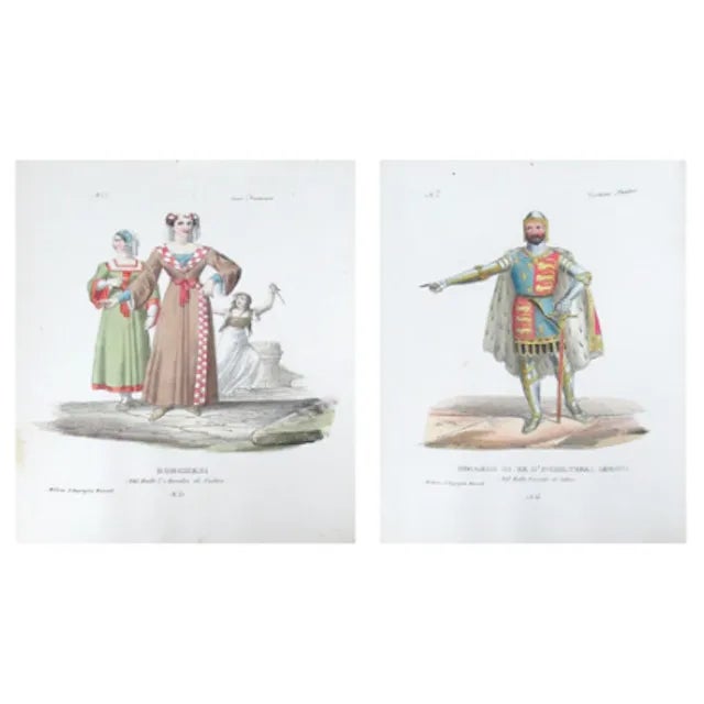 C. 1799 Borghese Noble Prints - A Pair For Sale