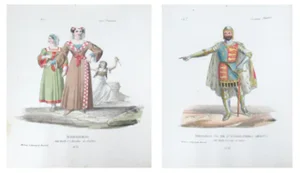 C. 1799 Borghese Noble Prints - A Pair