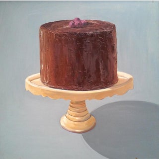 Chocolate Raspberry Cake Print For Sale