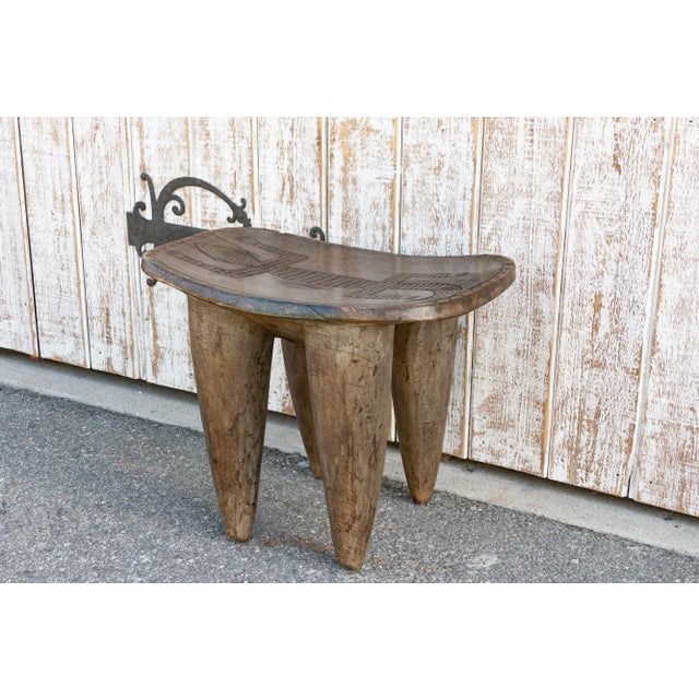19th Century Carved Lizard African Senufo Table For Sale - Image 5 of 10