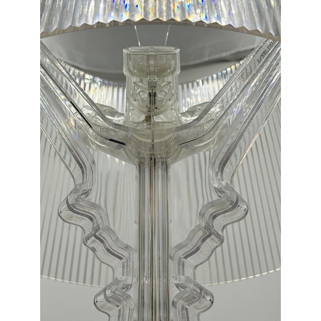 1980s Ferruccio Laviani "Bourgie" Crystal Table Lamp for Kartell, Italy For Sale - Image 11 of 18