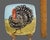 Late 20th Century Zrike on the Farm Italy Hand Painted Square Turkey Dish For Sale - Image 4 of 7