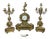 Bronze Fireplace Set, 1950s, Set of 3 For Sale