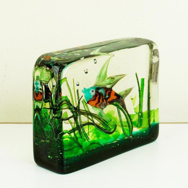 1960s Murano Glass Aquarium attributed to Riccardo Licata for Gino Cenedese, Italy, 1960s For Sale - Image 5 of 12