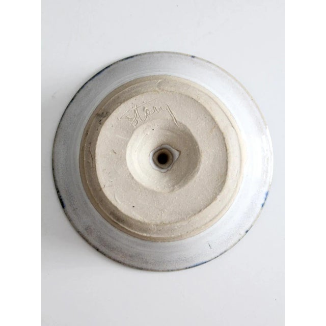 Vintage Studio Pottery Apple Baker Bowl For Sale - Image 4 of 9