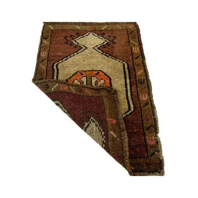 Mid-Century Modern Vintage Mid Century Rug For Sale - Image 3 of 4