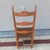 Antique Salmon Painted Ladderback Side Chair, Circa 1820's For Sale - Image 10 of 12