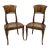 Pair of Early 1920's Italian Biedermeier Style Side Chairs For Sale
