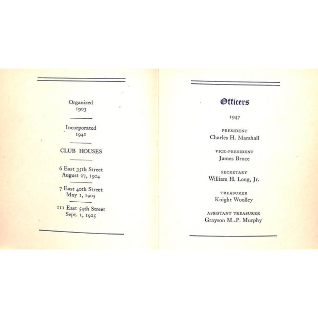 1940s Club House of the Brook Book, 1947 For Sale - Image 5 of 9
