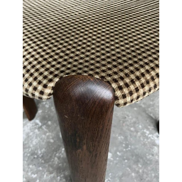 Vintage Curved-Back Dining Chairs, 1970s, Set of 6 For Sale - Image 4 of 9