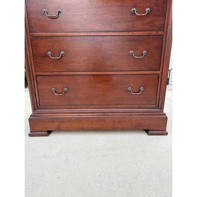 1990s 1990s Traditional Louise Philippe Style Chest of Drawers by Thomasville For Sale - Image 5 of 10