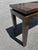 Mid-Century Modern 1970s Tortoiseshell Laminate Parsons Sofa Table Style of Milo Baughman For Sale - Image 3 of 14