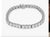 2020s 39 Round Diamond 25 Pointer Each , 10 Carat Tennis Bracelet in 18 K White Gold For Sale - Image 5 of 8