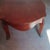 Vintage Solid Wood French Style Oval Coffee Table With Bronze Leaf Accents For Sale - Image 4 of 14
