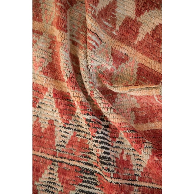 Textile Vintage Moroccan Rug Runner - 3'6" X 11' For Sale - Image 7 of 12