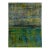 Large Abstract Painting by Gavin Mc Groggan – Contemporary Green & Blue Canvas Art, 36” × 48” For Sale