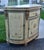 Vintage Venetian Demilune Cabinet Painted Accent Chest Commode For Sale - Image 9 of 14