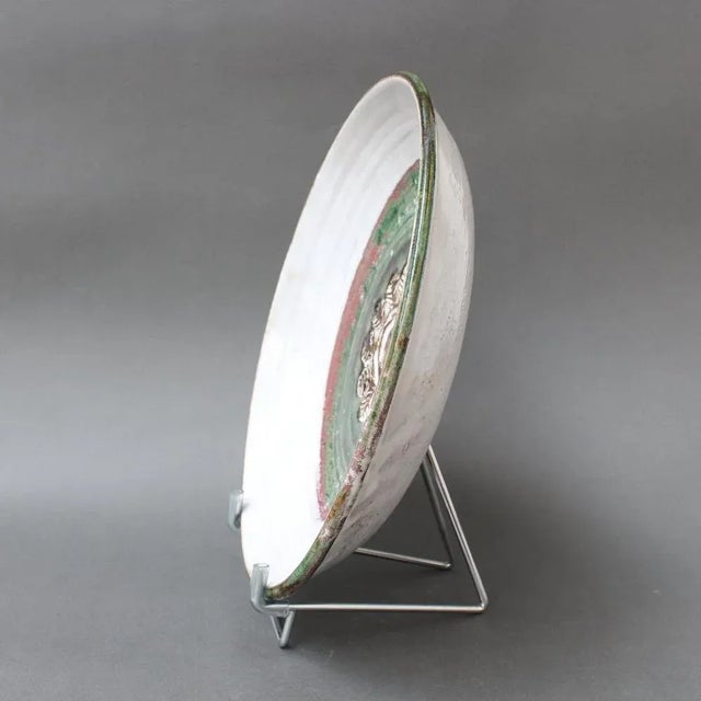 1960s Mid-Century French Decorative Platter by Albert Thiry, 1960s For Sale - Image 5 of 10