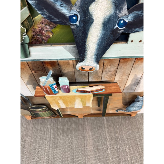 Circa 1988 Stephen Schubert Limited Edition Three Dimensional Giclee Painting For Sale - Image 4 of 12