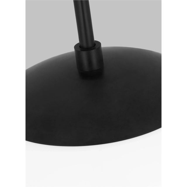 Modern ED Ellen DeGeneres by Visual Comfort Studio Lune Pendant, Aged Iron For Sale - Image 3 of 5