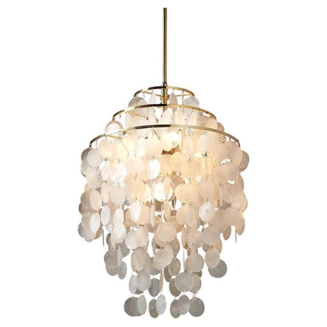 FUN 1 DM Shell Pendant Light by Verner Panton for S.A. Madrid, Spain, 1970s For Sale - Image 11 of 11