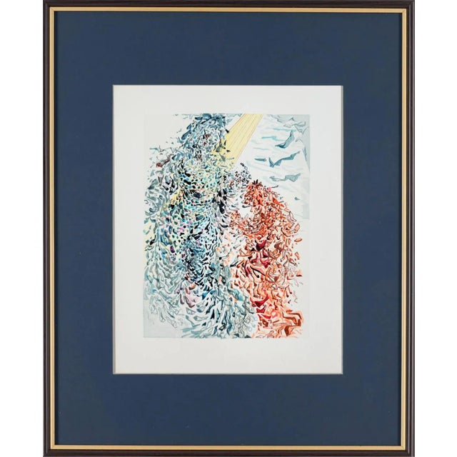 Salvador Dali, Opposition, 1960, Woodcut Print, Framed For Sale - Image 6 of 6