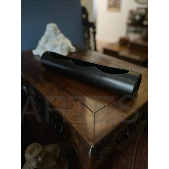 1960s Japanese Ikebana Modernist Vase For Sale - Image 11 of 11