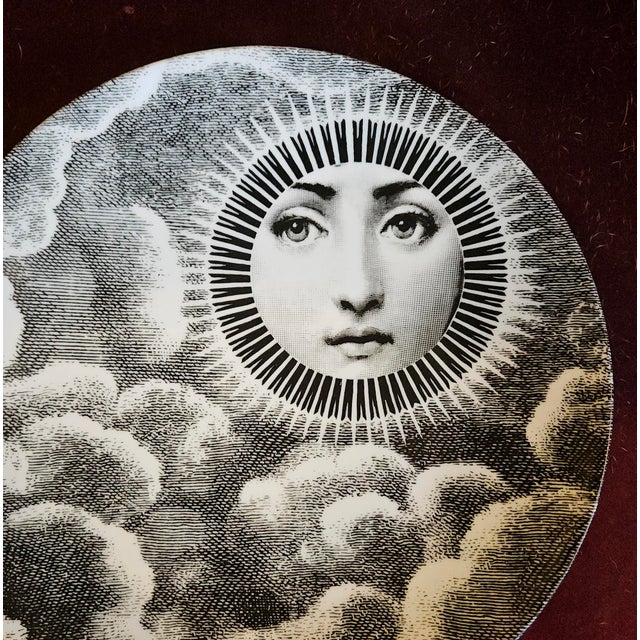 1990s Fornasetti Themes and Variation Porcelain Plate, Pattern #101 For Sale - Image 5 of 8