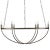 Transitional Currey & Company Quillian Chandelier For Sale - Image 3 of 5